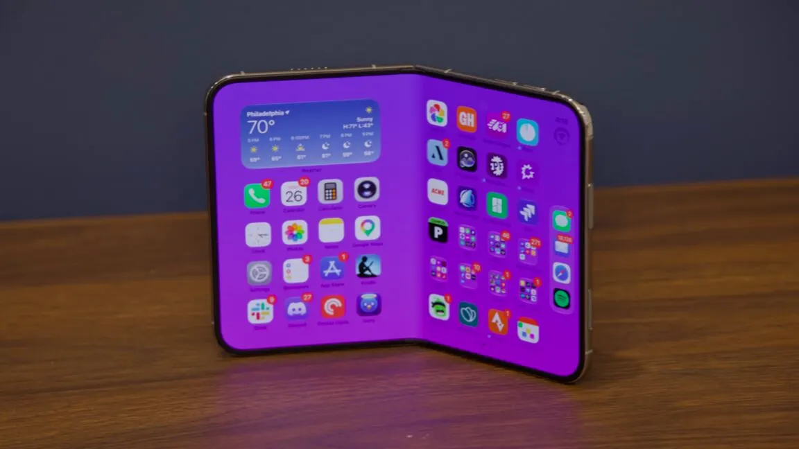 Apple iPhone Duo: Iki ekranly täze foldable telefonyň syny