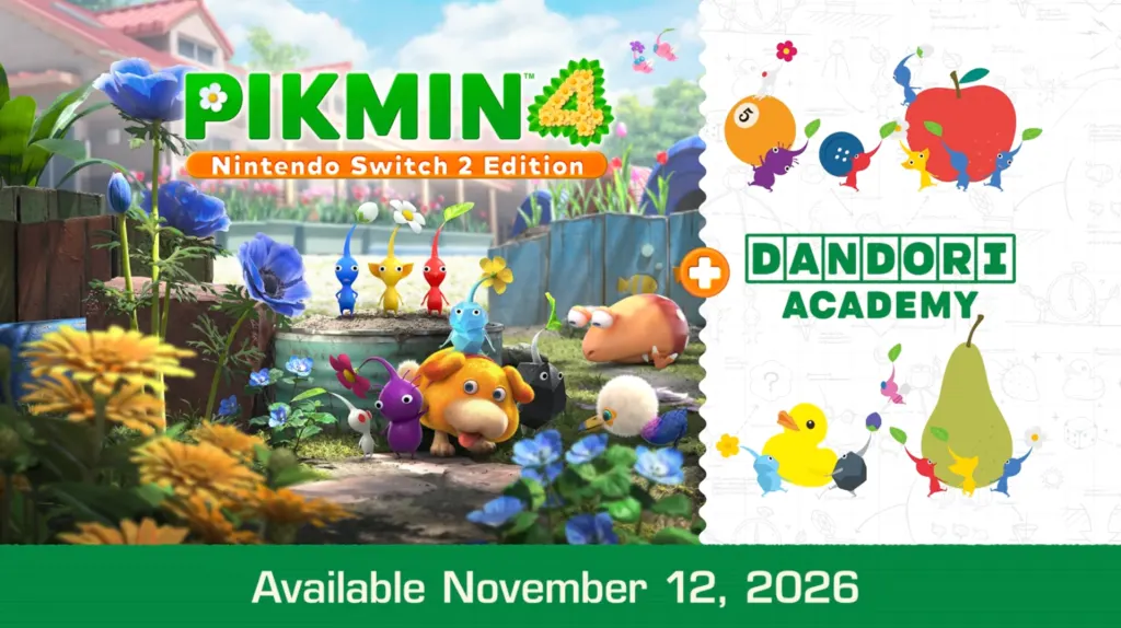 Pikmin 4 Nintendo Switch 2 wersiýasy 2026-njy ýylyň 12-nji noýabrynda çykýar