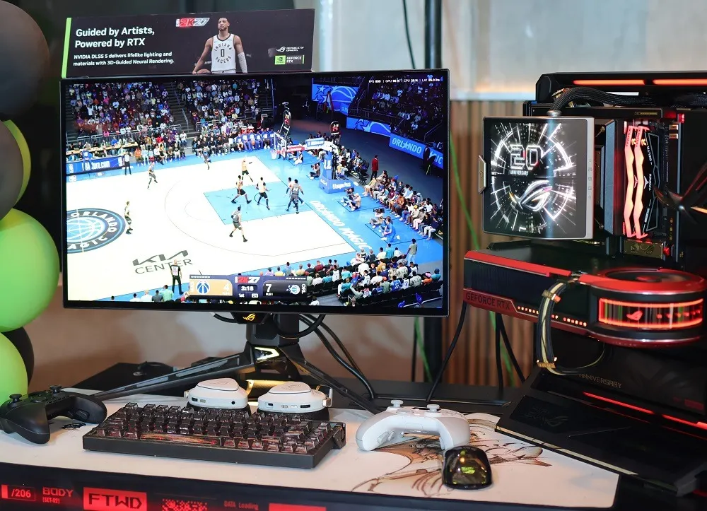 Asus täze RTX 50-seriýa oýun noutbuklary we OLED monitorlaryny tanyşdyrdy