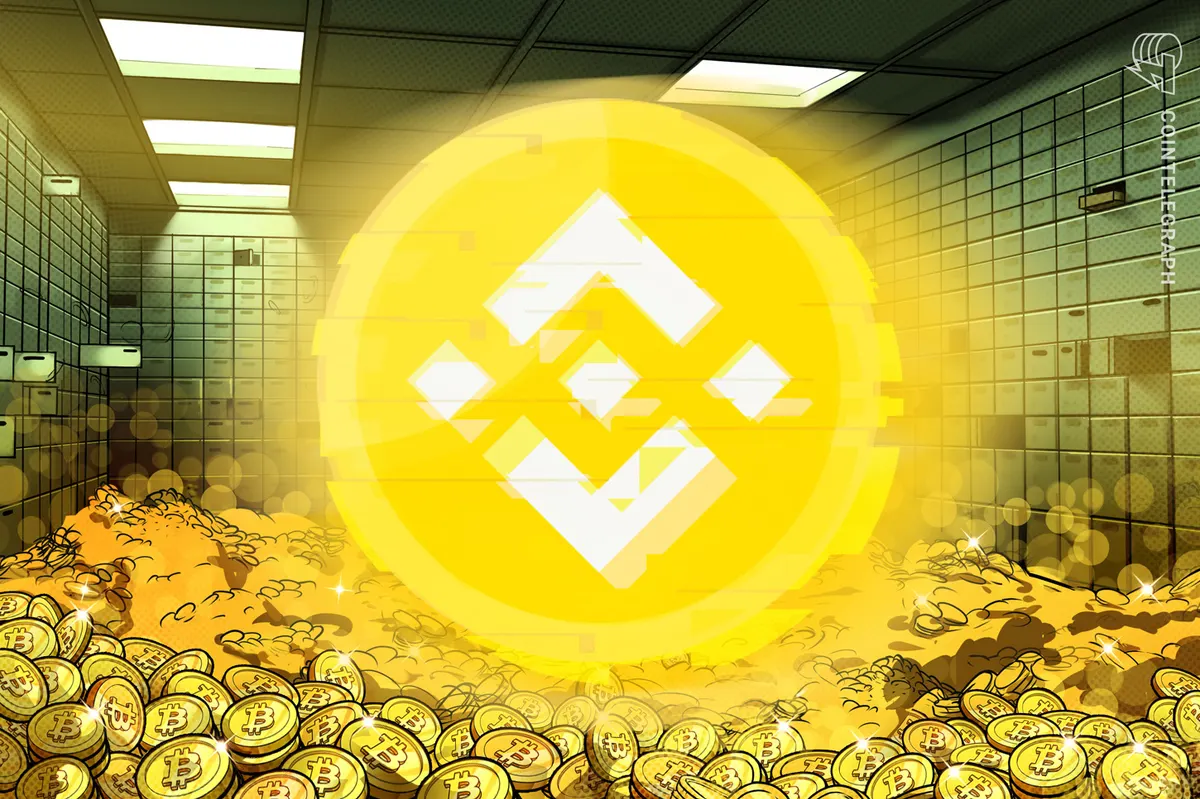 Binance 5 milliard dollarlyk tokenleri ogurluk ýitgilerini örtmek üçin saklaýar