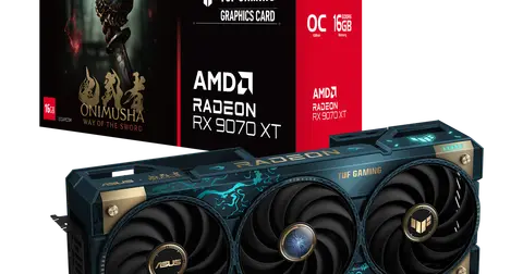 ASUS TUF Gaming Radeon RX 9070 XT Onimusha Special Edition grafik kartyny tanyşdyrdy