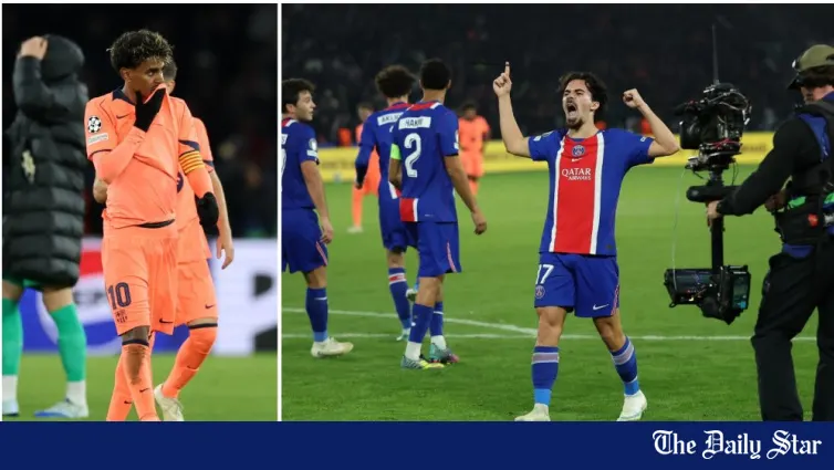 Barcelona PSG garşy üçinji gezek ýeňlişe sezewar boldy, ýöne umytlar bar