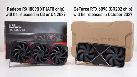 2025-2034 ýyllar üçin Radeon RX 10000 we GeForce RTX 60 wideo kartlarynyň çykmagy barada maglumat