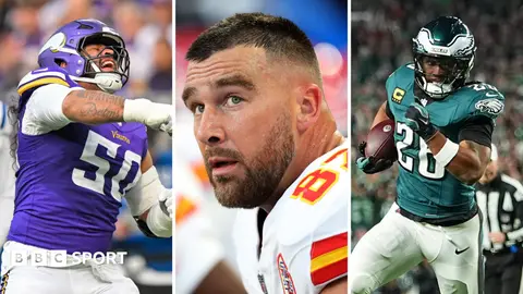 Minnesota Vikings unbeaten, Chiefs and Eagles suffer defeats in NFL week seven