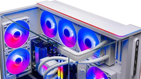 Skytech Prism 5: Ryzen 7 9850X3D we RX 9070 XT bilen oýun kompýuteri