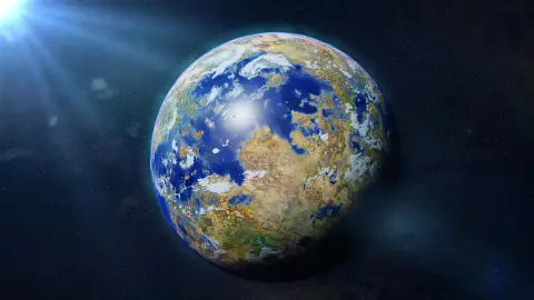 Ýerden 16 yşyk ýyly uzaklykda ýerleşýän syry açylmadyk ýyldyz sistemasynyň ýaşaýyş üçin amatly planetalary bar bolup biler
