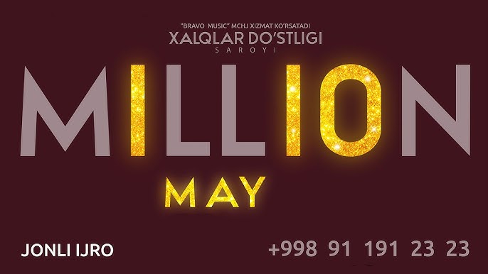 MILLION JAMOASI 10 YILLIK YUBILEY 2023