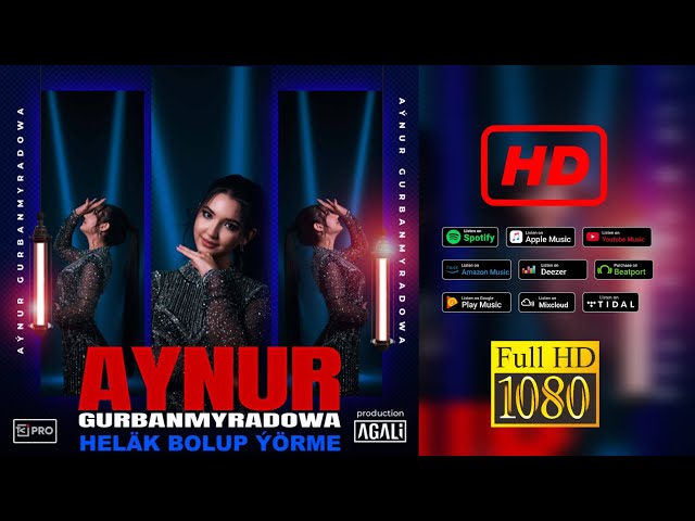 Aynur Gurbanmyradowa - Helak Bolup Yorme ( Prod _ Serdar Agali ) _ 2024 Turkmen Klip